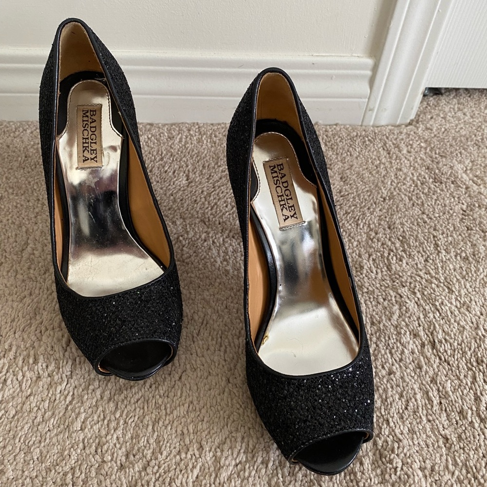 Badgley Mischka Black Heels
